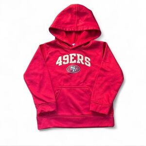 NFL 49ers Kids Red Sweatshirt
